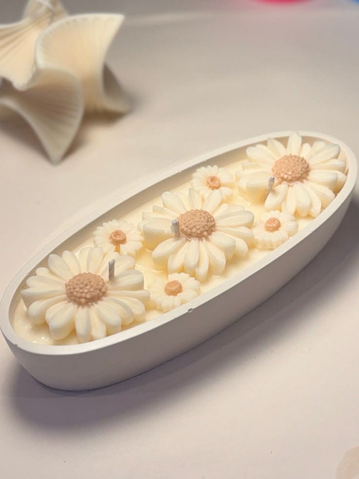 Long boat candle jar