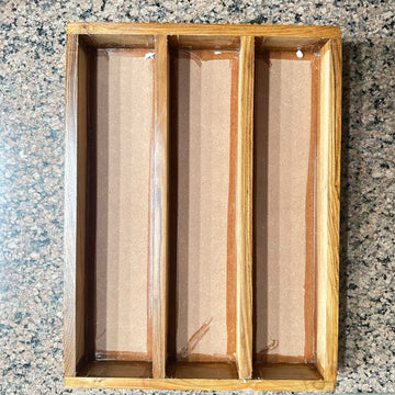 Big teakwood frame with partition