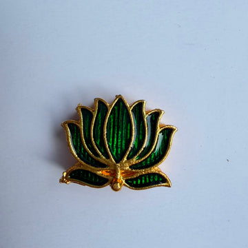 Green Lotus charm