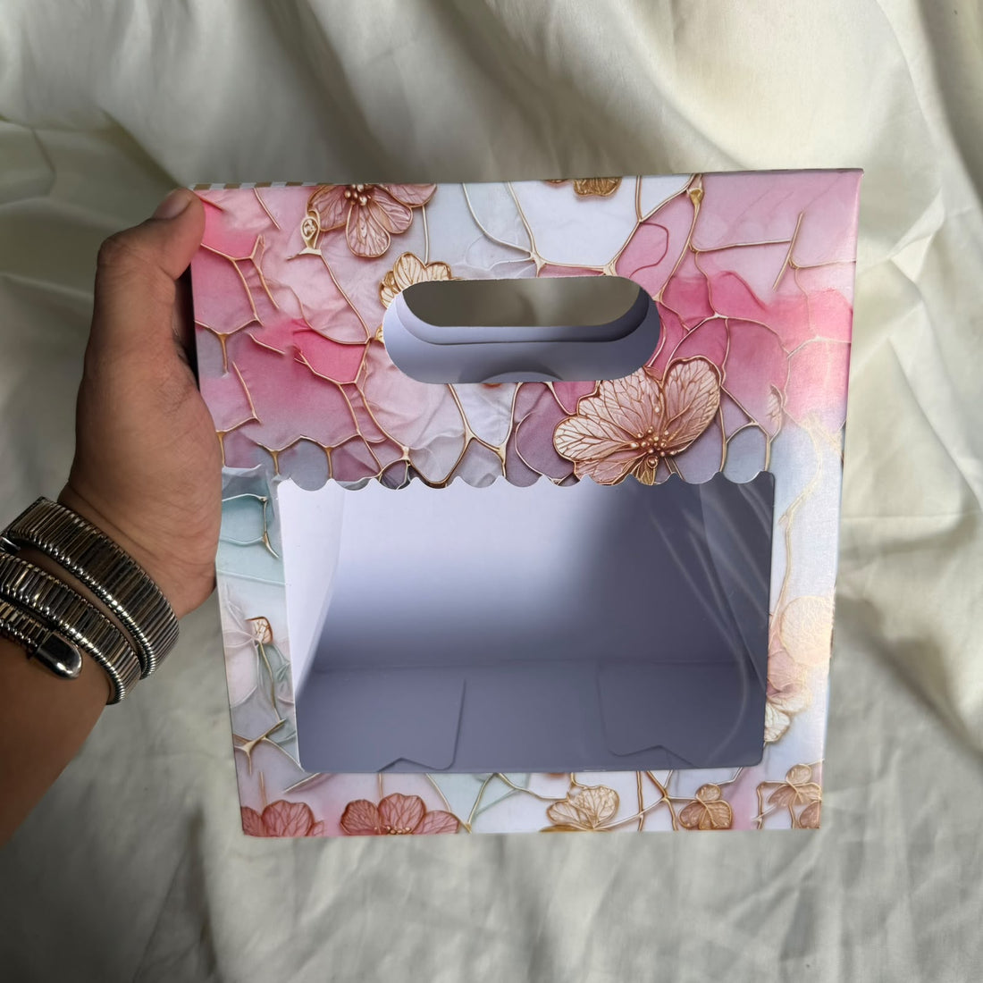 Floral hamper packing box bag C