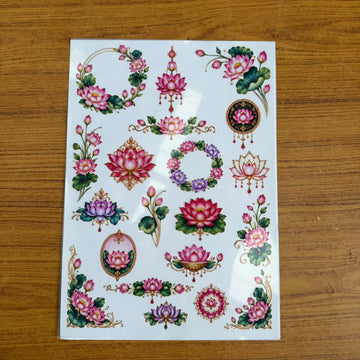 Lotus insert sheet A4 004