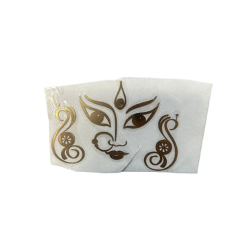 Maa durga metal sticker 002