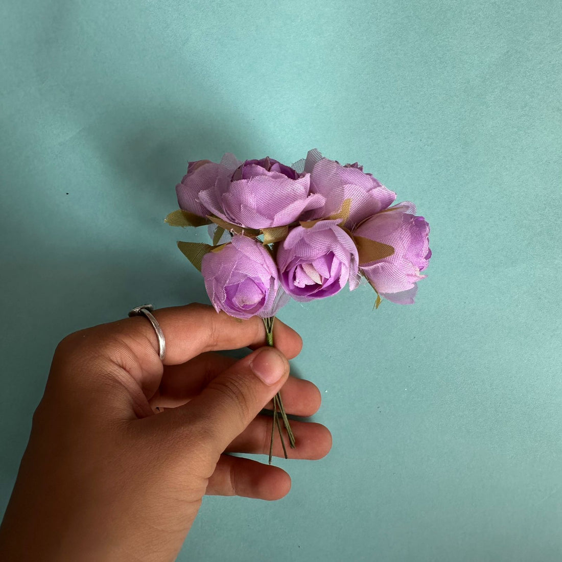 Artificial flower purple