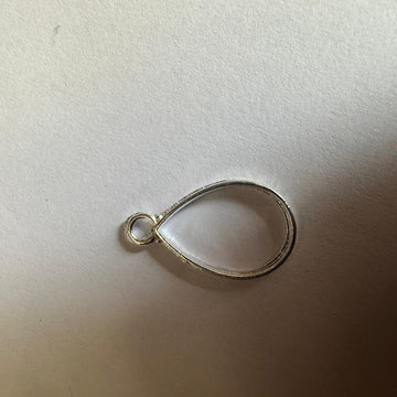 Mini bezel drop silver