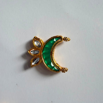 Kundan rakhi charm moon 004