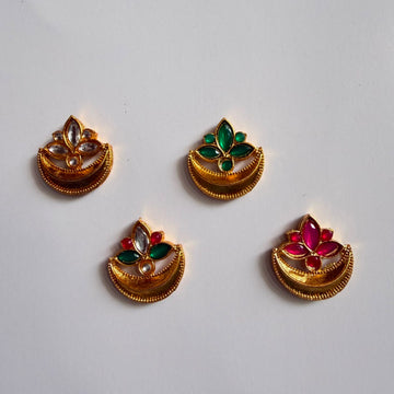 Kundan rakhi charm moon 003