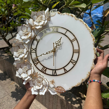 3d flower clock kit & tutorial