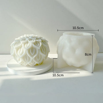Lotus ball candle mould