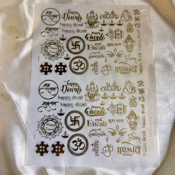 Mix diwali metal insert sheet A4