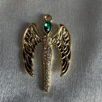 Gold Angel Wings charm
