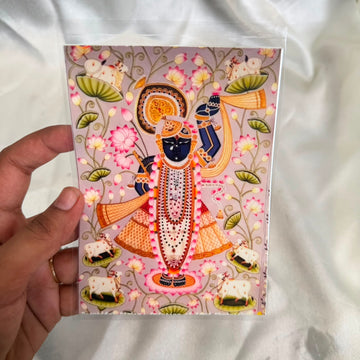 Shreenathji peel off sticker sheet A6 02