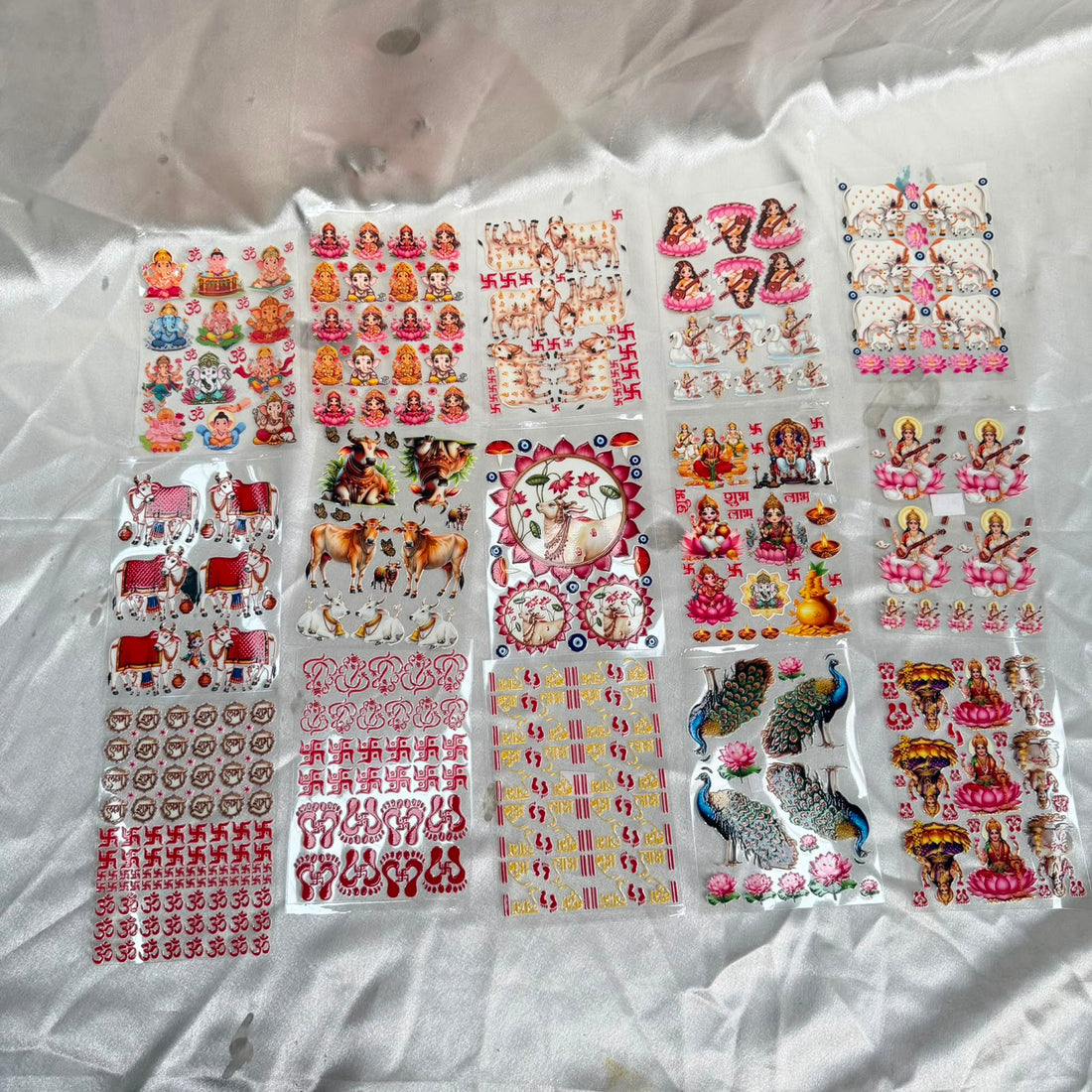Multi diwali peel off sticker sheet combo
