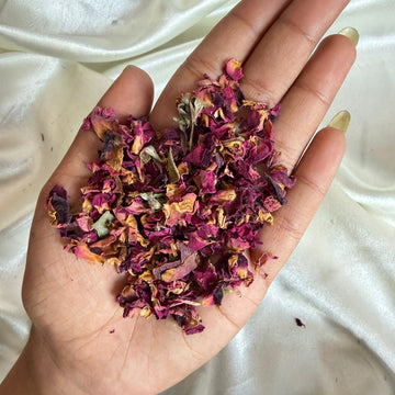 Rose petal dry flower