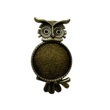 Vintage ring round owl