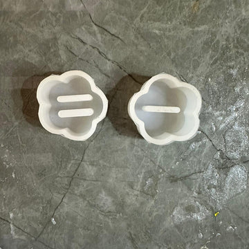 Ring holder mould flower set of 2