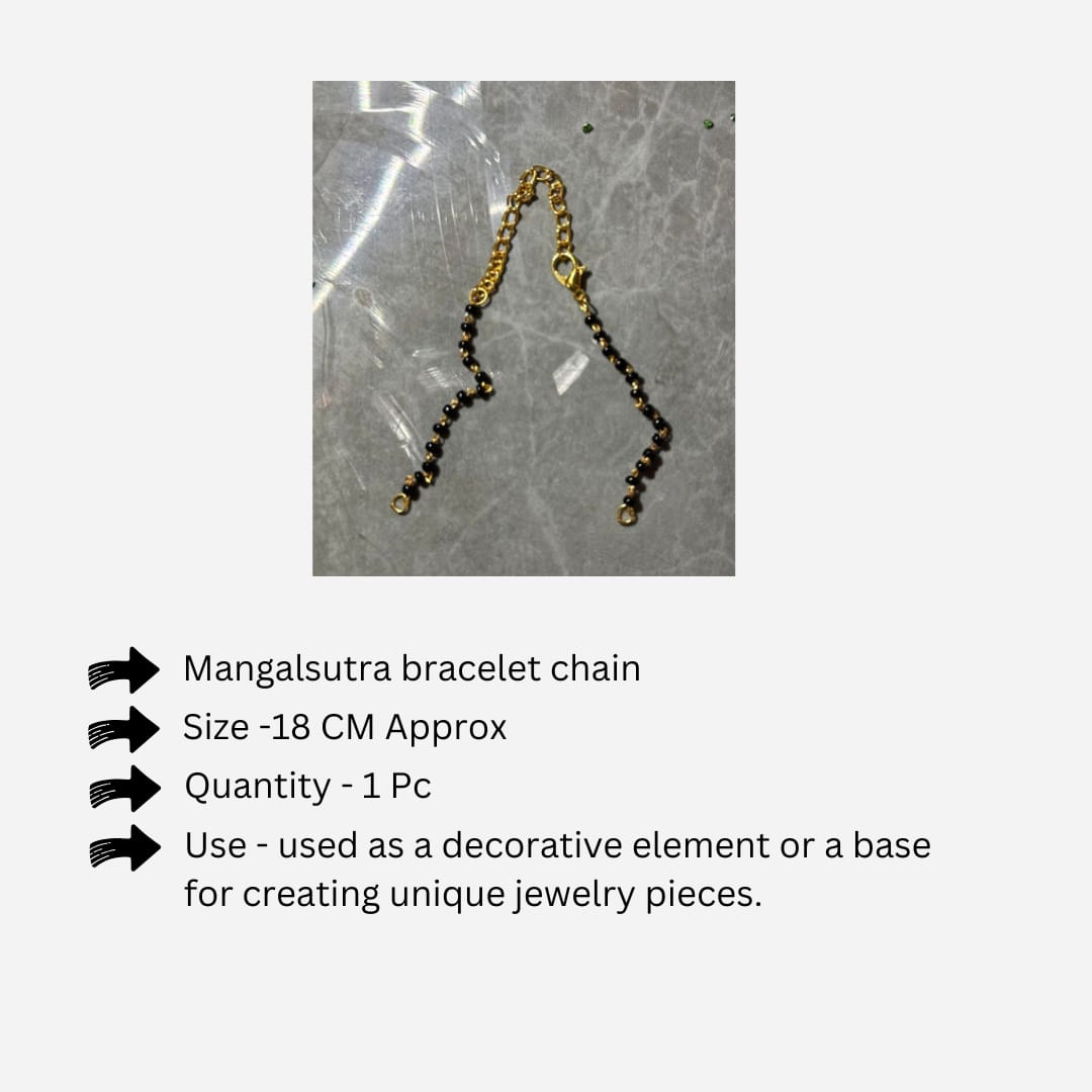 Mangalsutra bracelet chain