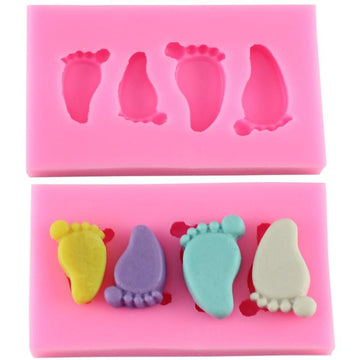 Baby feet candle mould 002