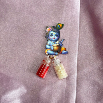 Kumkum chawal bottle set little krishna 005