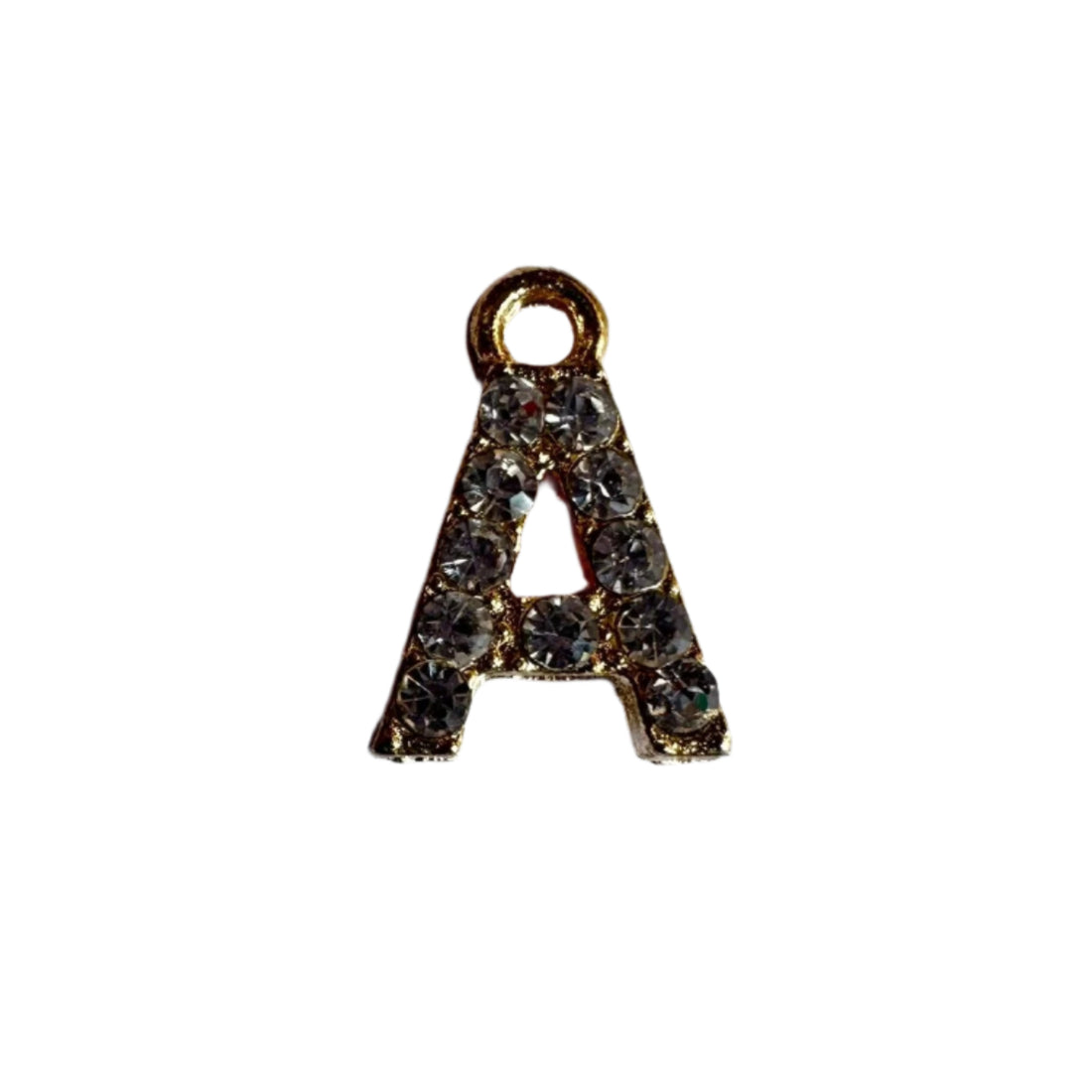 Diamond alphabet charm