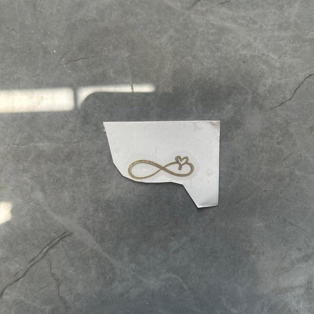 Heart infinity sticker