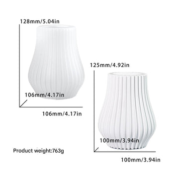 Versatile Striped Stylish Vase Mould