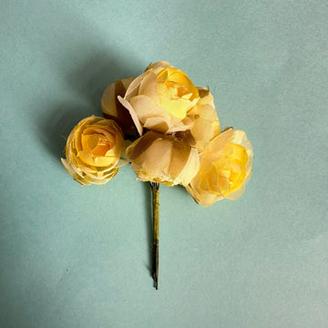 Artificial flower yellow