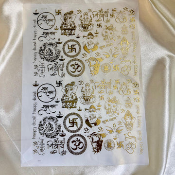 Mix god metal insert sheet A4