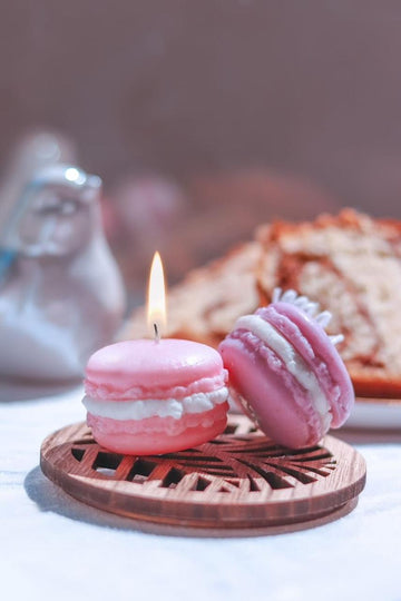 Macaron candle mould