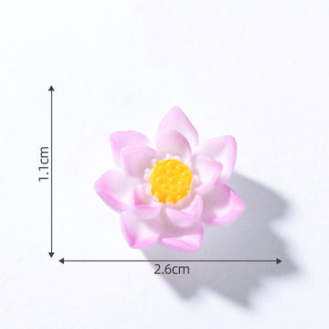 Pink Lotus pond miniature(5 pcs)