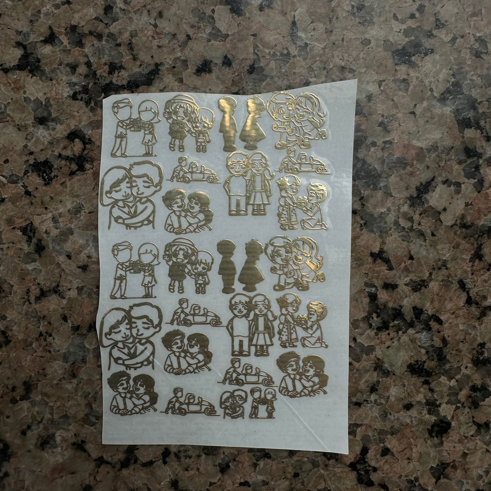 Rakhi metal sticker A7 H