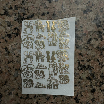 Rakhi metal sticker A7 H