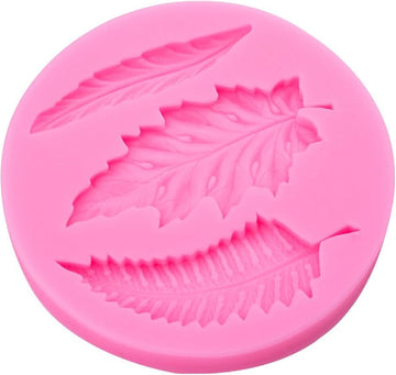 3 cavity leaf candle mould