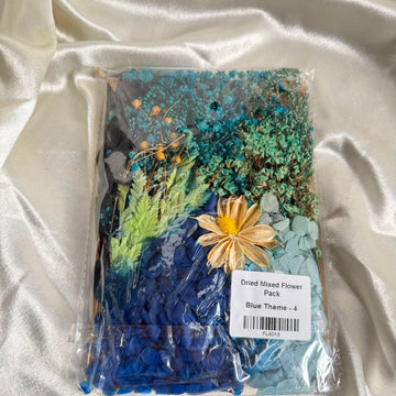 Dry flower pack blue