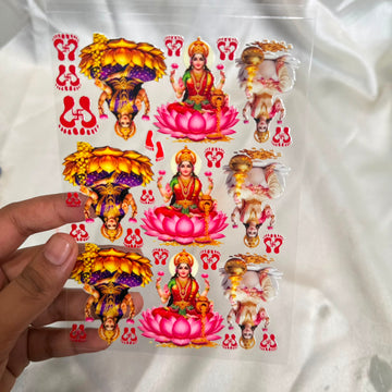 Mix goddess peel off sticker sheet A6