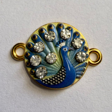 Rakhi charm peacock 001