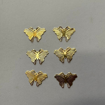 Metal butterfly set of 6