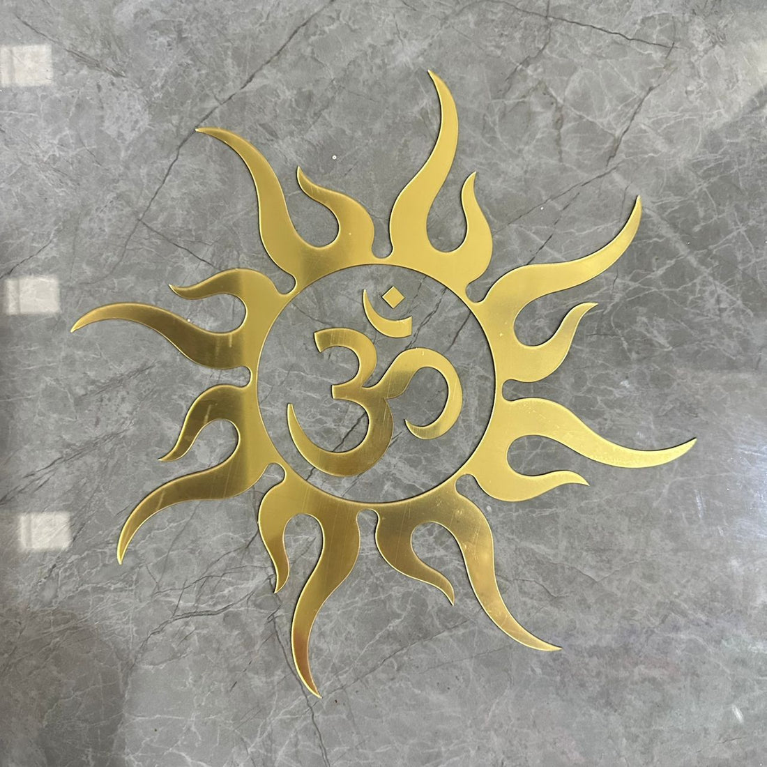 Designer sun om acrylic