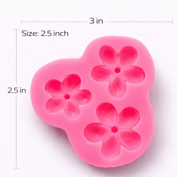 Gem flower candle mould