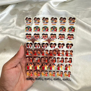 Rakhi peel off sticker 004 A6