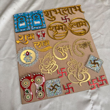 Diwali embellished cutout big