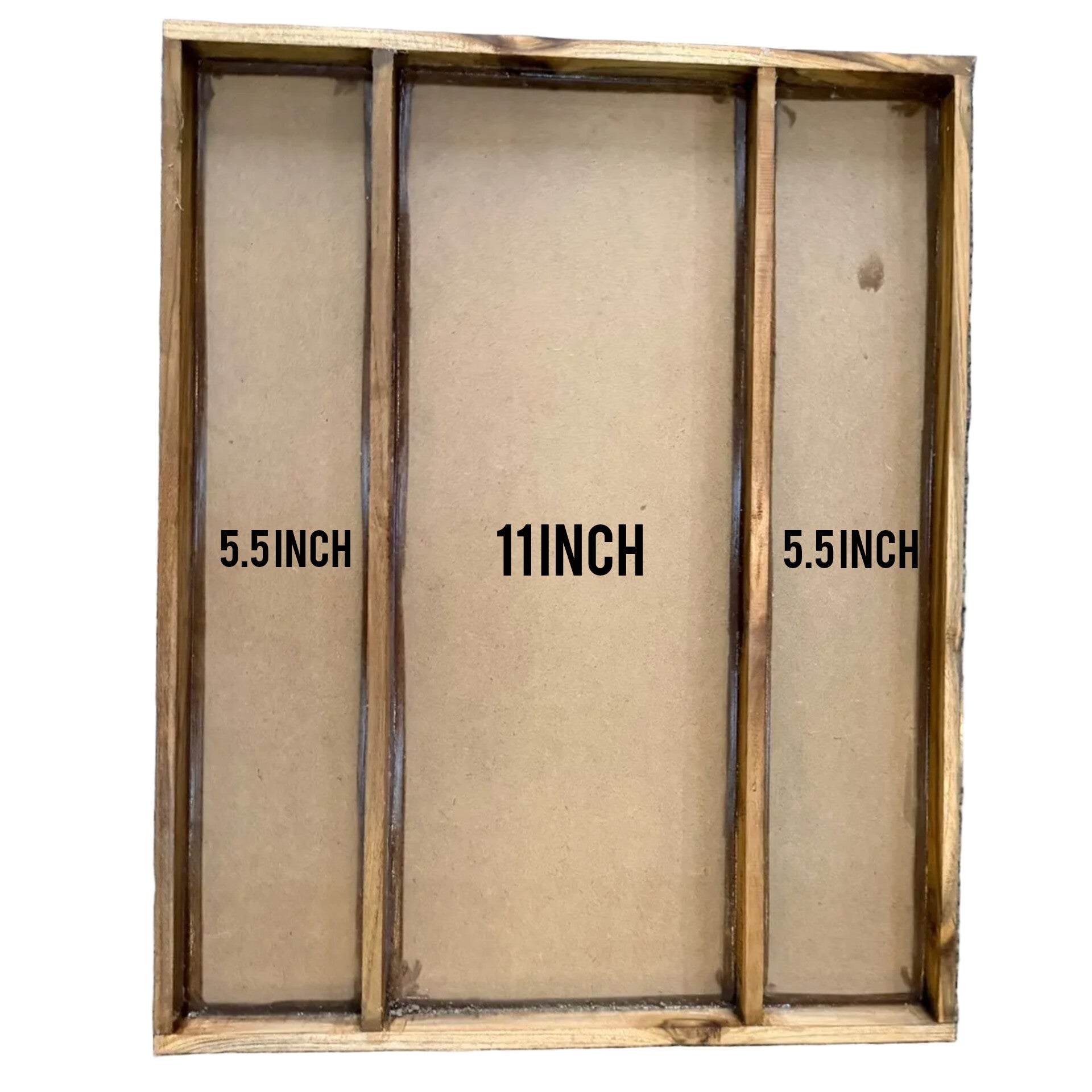 Teak wood frame 3 partition 24