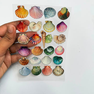 Ocean peel off sticker sheet A6 002