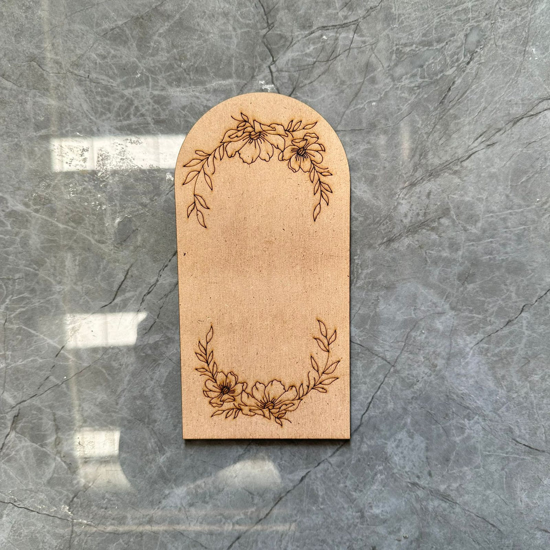 Floral Engraved mdf