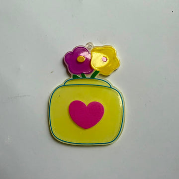 Acrylic charm flower vase