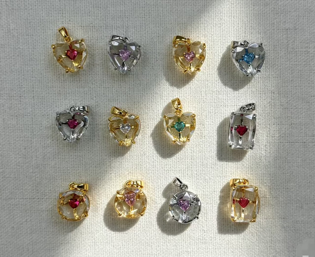 Crystal luxe charm