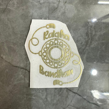 Rakshabandhan metal sticker