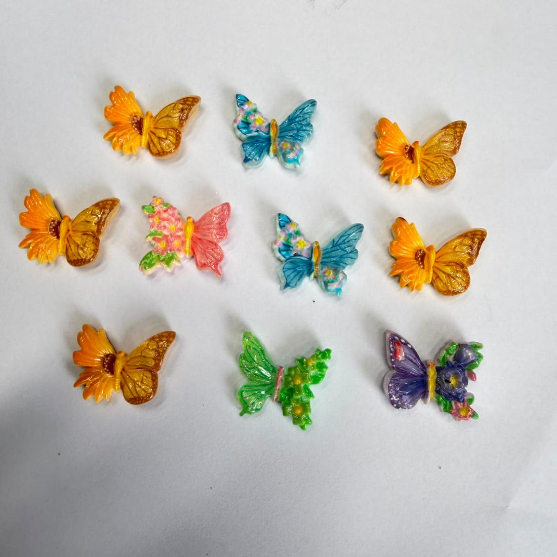3D Butterfly & Flower Embellishments Pack
