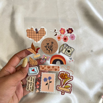 Vintage peel off sticker