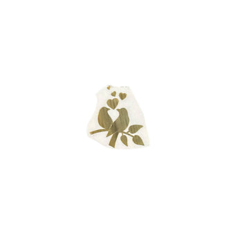 Love birds metal sticker 002