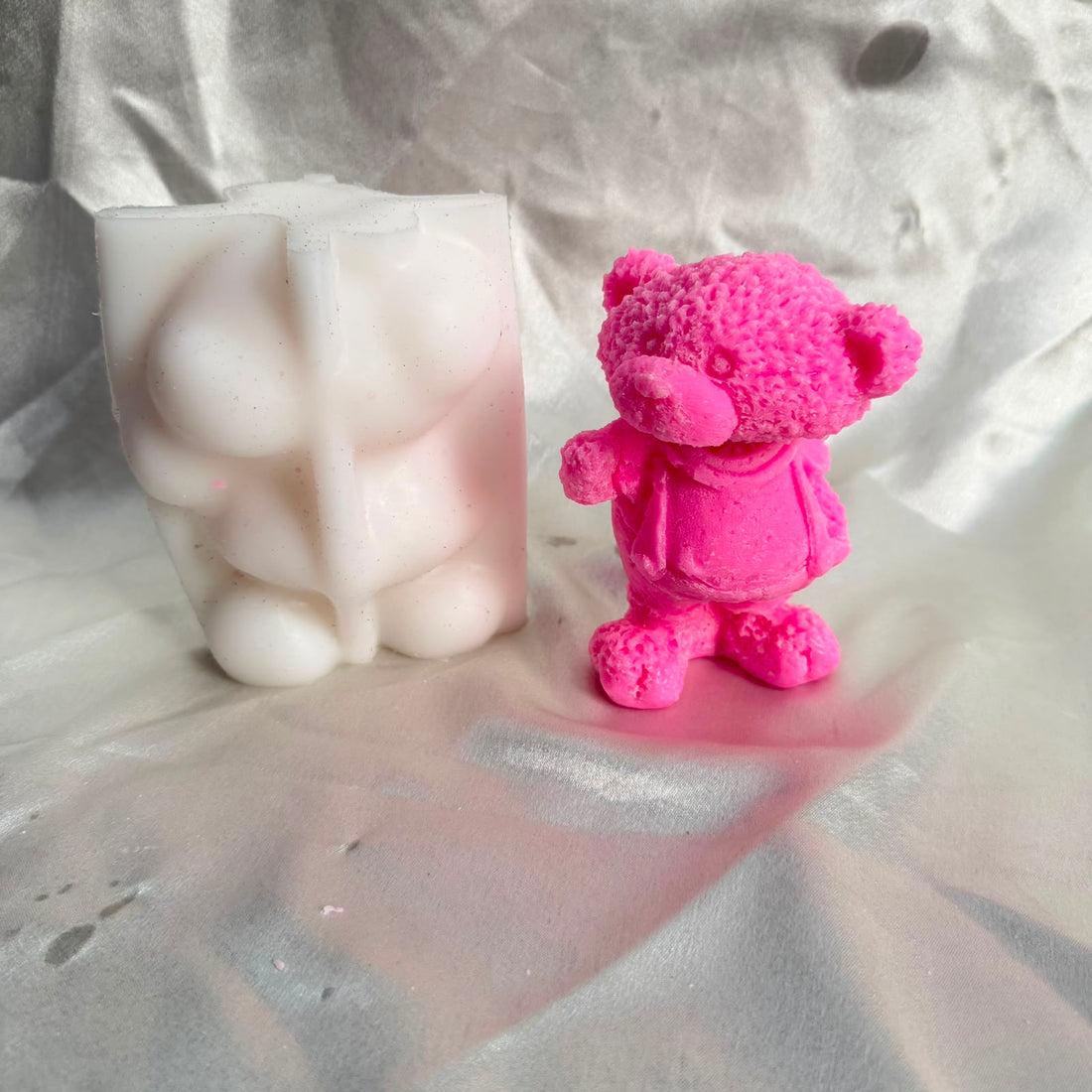 Teddy candle mould 002